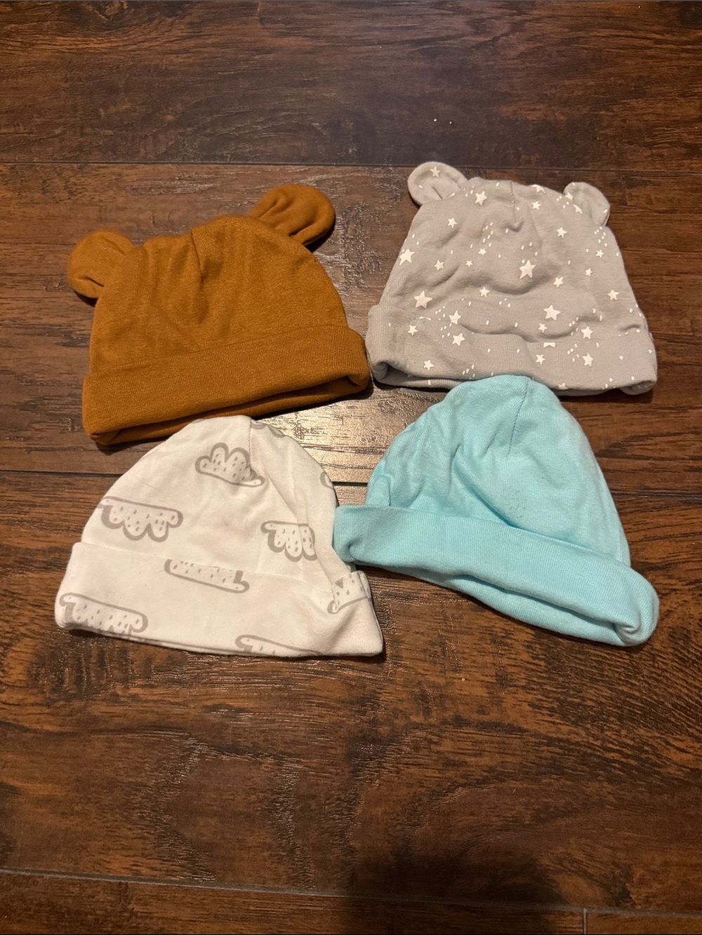 Baby Newborn Hats x4